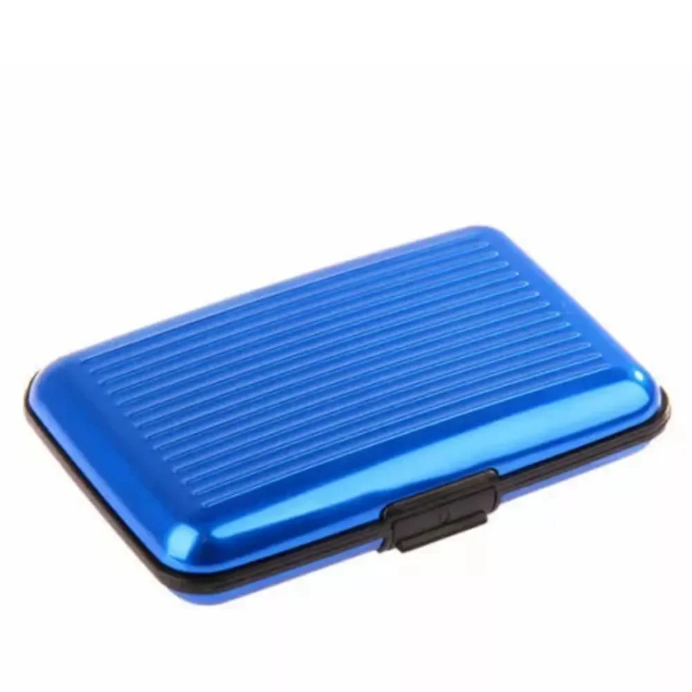 Pocket Waterproof Business ID Credit Card Wallet Holder Aluminum Metal RFID Case